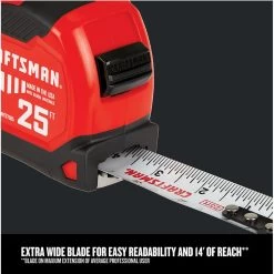 Craftsman ProReach 1-Pack 25-ft Measuring Tape