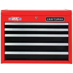 CRAFTSMAN 2000 Series 26-in 5-Drawer Tool Chest (red) -CRAFTSMAN shop 1631348 16660786 001
