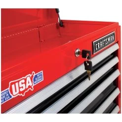 CRAFTSMAN 2000 Series 26-in 5-Drawer Tool Chest (red) -CRAFTSMAN shop 1631348 16660790