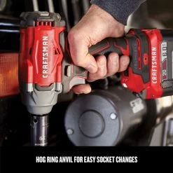 CRAFTSMAN V20 20-Volt Max 1/2-in Drive Brushless Cordless Impact Wrench (Tool Only) -CRAFTSMAN shop 1631794 44137773