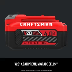 CRAFTSMAN 20V Max Starter Kit 4 Ah And Charger -CRAFTSMAN shop 1631798 44386197