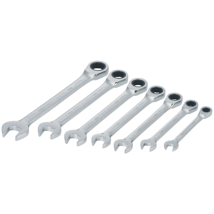 CRAFTSMAN 7-Piece 12-Point Metric Ratchet Wrench Set 3 CRAFTSMAN 7-Piece 12-Point Metric Ratchet Wrench Set - Image 3