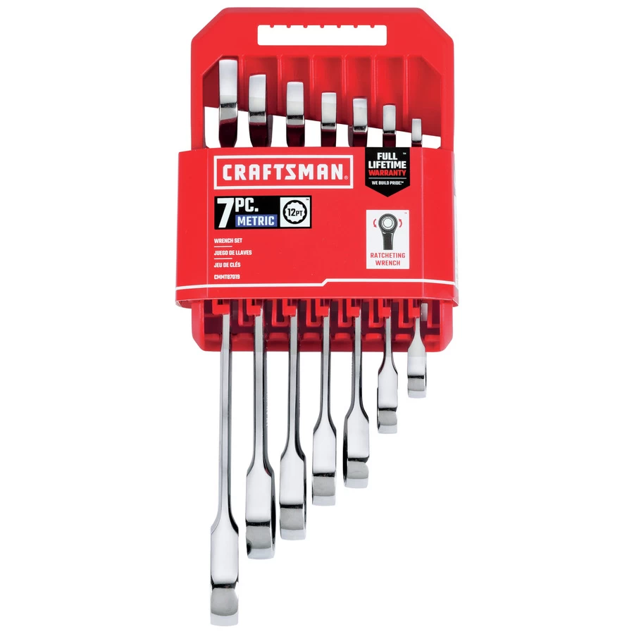 CRAFTSMAN 7-Piece 12-Point Metric Ratchet Wrench Set 2 CRAFTSMAN 7-Piece 12-Point Metric Ratchet Wrench Set - Image 2