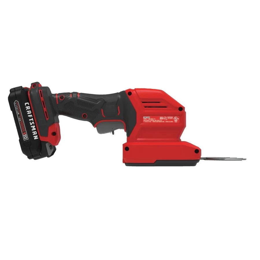 Craftsman 2-in-1 Cordless Electric Hedge Trimmer - 20 V MAX - 8-in 6 Craftsman 2-in-1 Cordless Electric Hedge Trimmer - 20 V MAX - 8-in - Image 6
