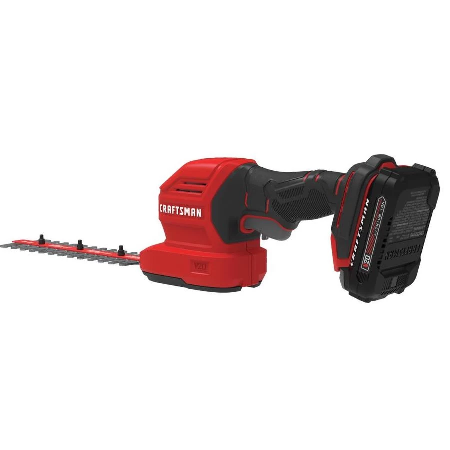Craftsman 2-in-1 Cordless Electric Hedge Trimmer - 20 V MAX - 8-in 4 Craftsman 2-in-1 Cordless Electric Hedge Trimmer - 20 V MAX - 8-in - Image 4