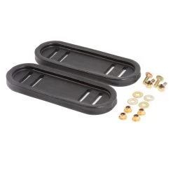CRAFTSMAN Deluxe Poly Slide Shoes With Hardware - 2 Pack - Black