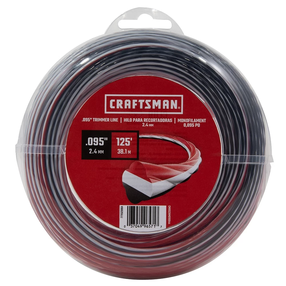 Craftsman Crafstman Trimmer Line - 125' .095" 1 Craftsman Crafstman Trimmer Line - 125' .095"