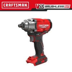 CRAFTSMAN V20 BRUSHLESS RP� Cordless 1/2 In Impact Wrench (Tool Only) -CRAFTSMAN shop 4889616 47765594 001