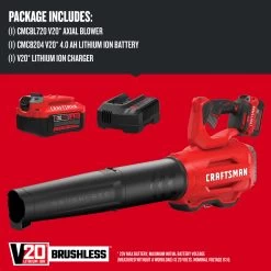 Craftsman Cordless Blower - Brushless Motor - 20 V - 350 Cfm -CRAFTSMAN shop 805208 14206892