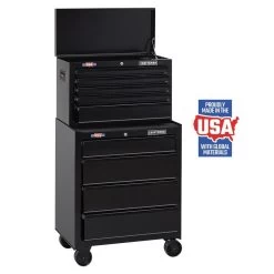 CRAFTSMAN 27-in W X 17.25-in H - 5 Drawer Steel Tool Chest (Black) -CRAFTSMAN shop 997948 09287915