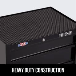 CRAFTSMAN 27-in W X 32.5-in H - 4 Drawer Steel Tool Cabinet (Black) -CRAFTSMAN shop 997949 10362519