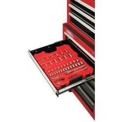 CRAFTSMAN 27-in W X 37.5-in H - 5 Drawer Steel Tool Cabinet (Red) -CRAFTSMAN shop 997951 08965290
