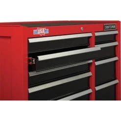 CRAFTSMAN 41-in W X 37.5-in H 10-Drawer Steel Tool Cabinet (Red) -CRAFTSMAN shop 997953 09047290
