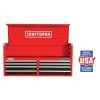 CRAFTSMAN 52-in W X 24.5-in H - 8 Drawer Steel Tool Chest (Red)