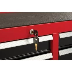 CRAFTSMAN 52-in W X 37.5-in H - 10 Drawer Steel Tool Cabinet (Red) -CRAFTSMAN shop 997955 09047309
