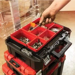 Craftsman Versastack 3-Box Red And Black Portable Storage Tower