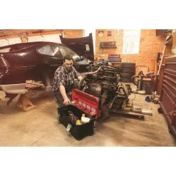 Craftsman 26-in Red And Black Plastic Professional Tool Box -CRAFTSMAN shop 997960 11979900