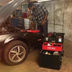 Craftsman 22-in 1-Drawer Black And Red Multi-Level Workshop -CRAFTSMAN shop 997962 11993280